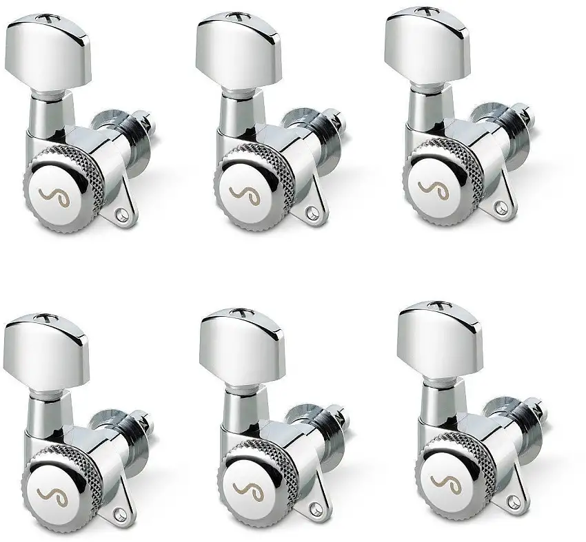 Schaller M6 135 Left locking 19,5 Nickel 6 pack