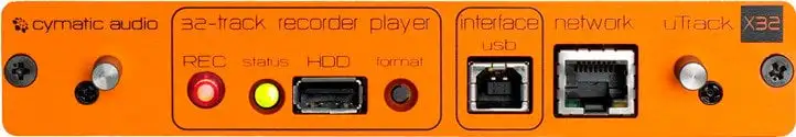 Cymatic Audio uTrack-X32 Multitrack Recorder