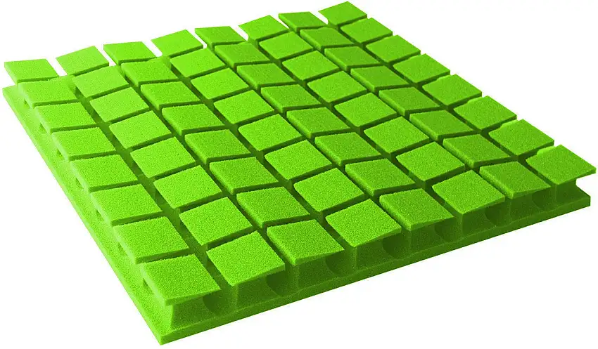 Mega Acoustic PA-PM8K-GR-6060 U Green Absorberande skumplastpaneler
