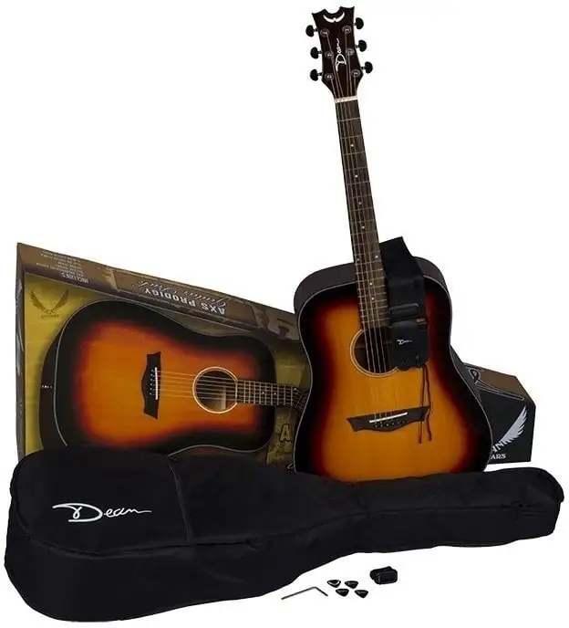 Dean Guitars AXS Prodigy Pack Tobacco Sunburst Dreadnought-gitarr