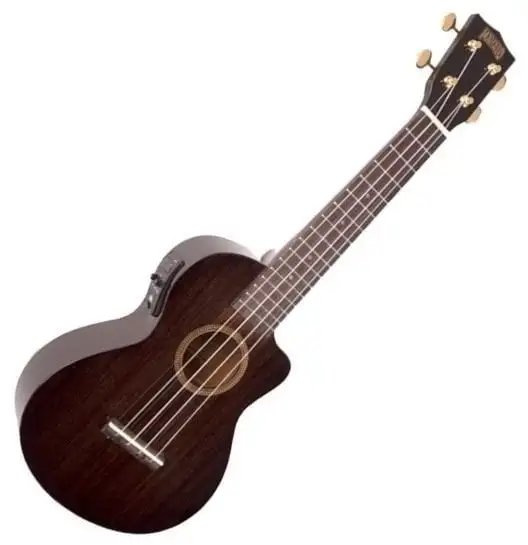 Mahalo Electric-Acoustic Concert Ukulele Trans. Black