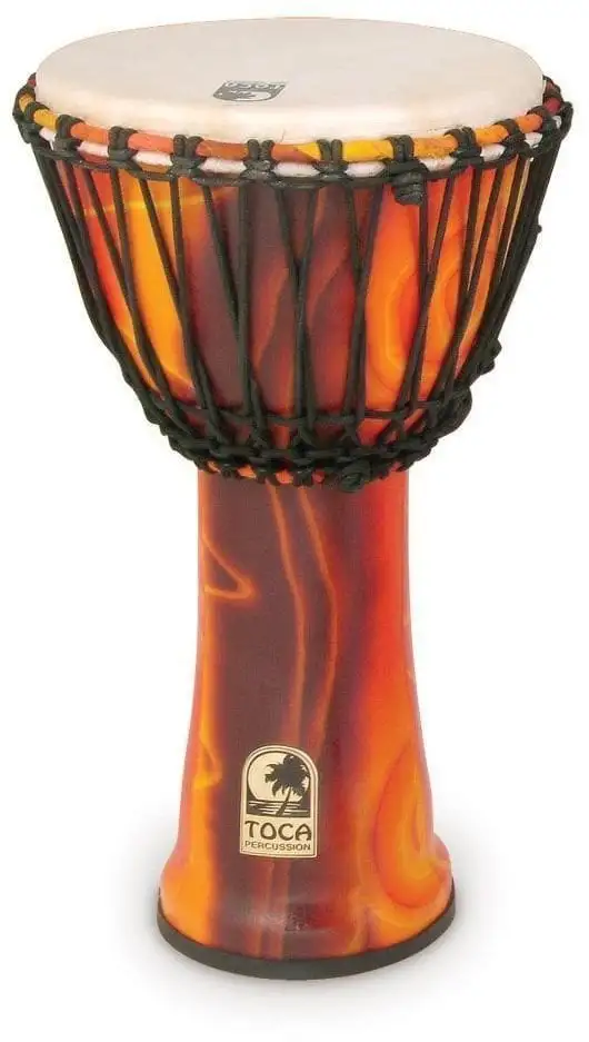 Toca Percussion SFDJ-10F Djembe Freestyle Rope Tuned Fiesta