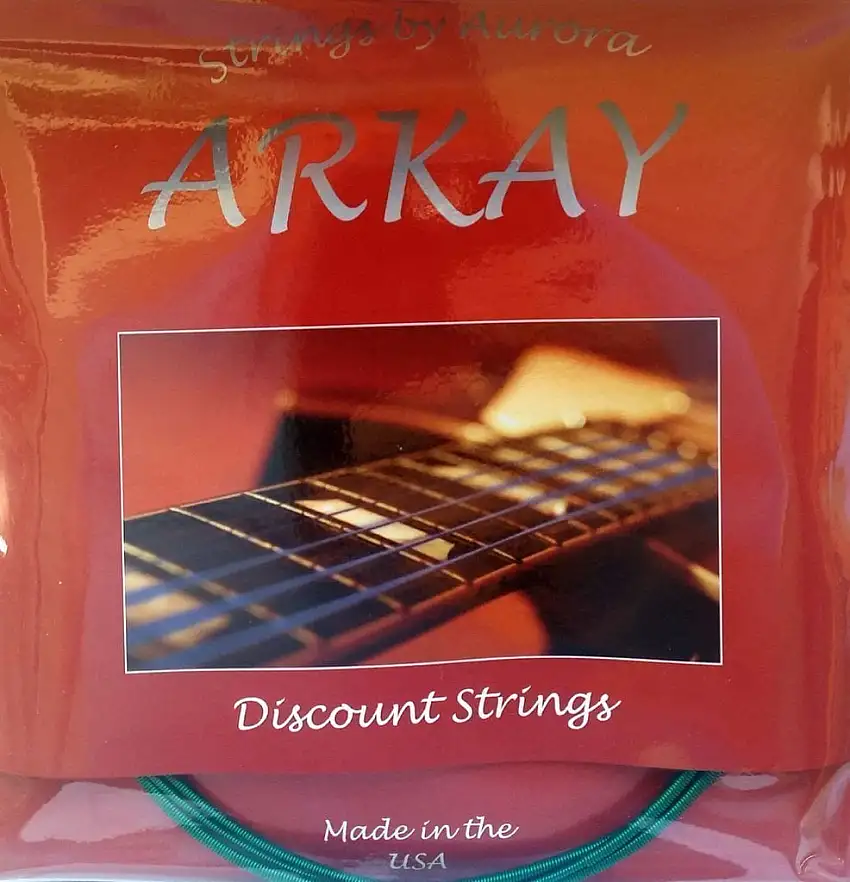 Aurora Arkay Standard Electric Guitar Strings 12-52 Green