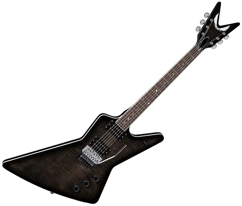 Dean Guitars Z 79 Floyd Flame Top- Trans Black