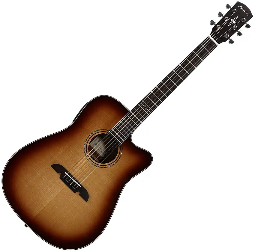 Alvarez AD60CESHB Natural elektroakustisk gitarr