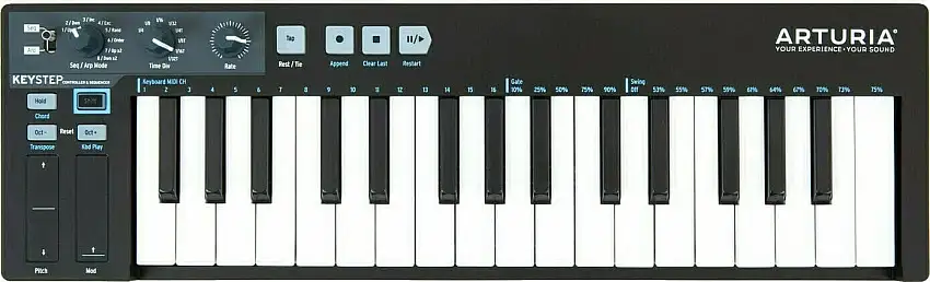 Arturia KeyStep Master-tangentbord Black