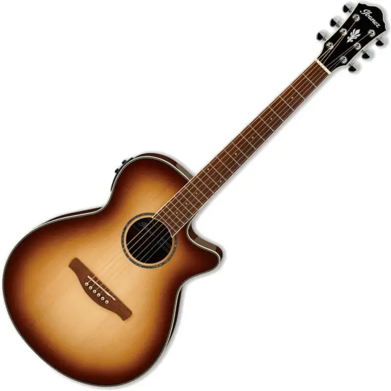 Ibanez AEWC300-NNB Natural Browned Burst elektroakustisk gitarr
