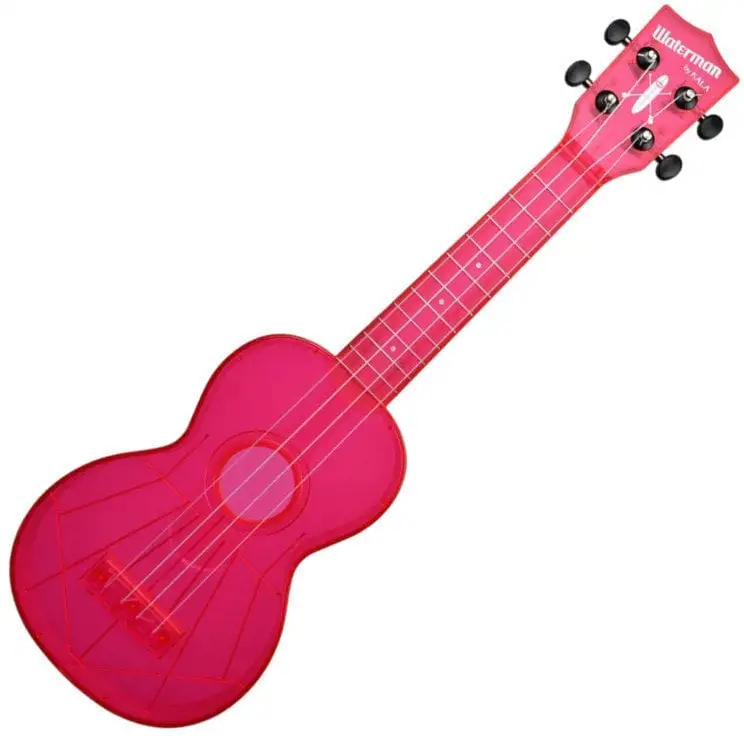 Kala Waterman Watermelon Fluorescent Soprano Ukulele