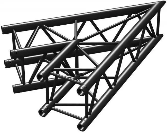 BeamZ P30-C19 Truss 2-way corner 45o Black