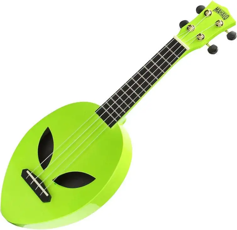 Mahalo Alien Alien Glow Green Soprano Ukulele