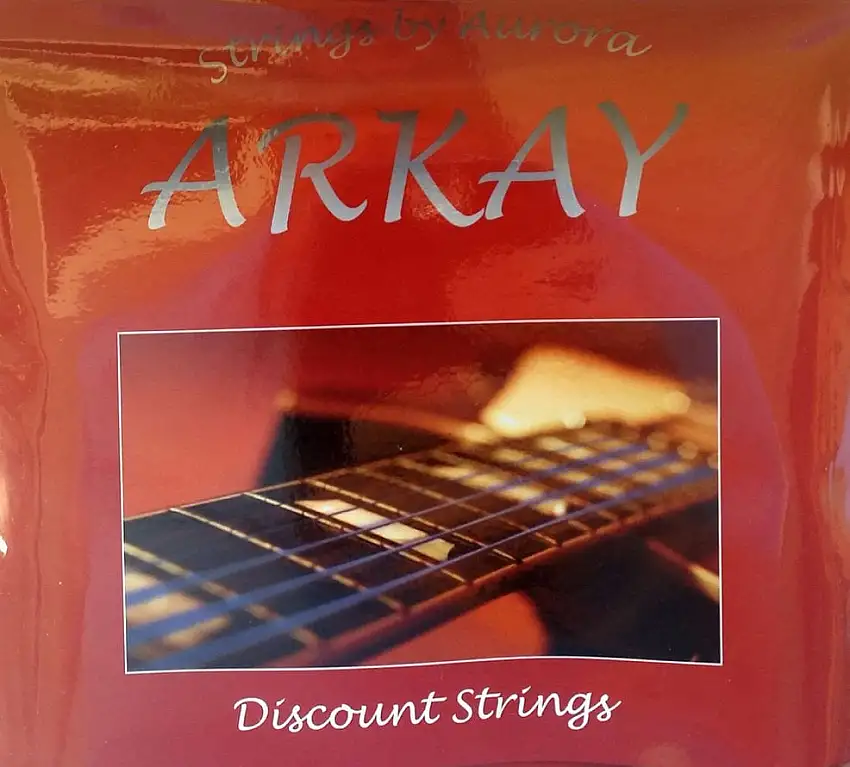Aurora Invisible Chameleon Bass Strings 45-105 Red