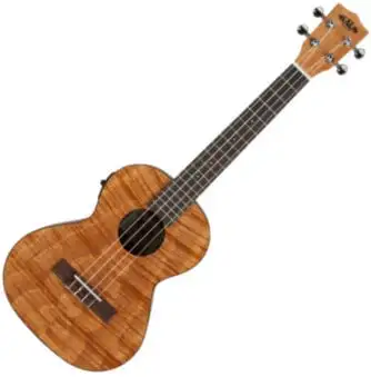 Kala Exotic Mahogany Tenor Ukulele with EQ and Bag