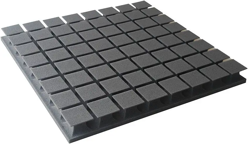 Mega Acoustic PA-PM8K-DG-60x60x6 Dark Grey Absorberande skumplastpaneler