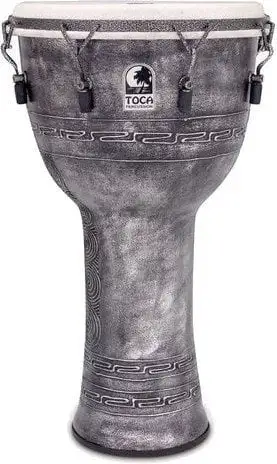 Toca Percussion SFDMX-14BMB Djembe Freestyle Mechanically Tuned Black Mamba