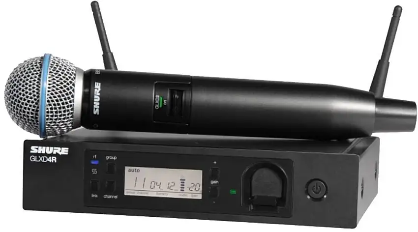 Shure GLXD24RE/B58 Trådlöst set Z2: 2404-2478 MHz
