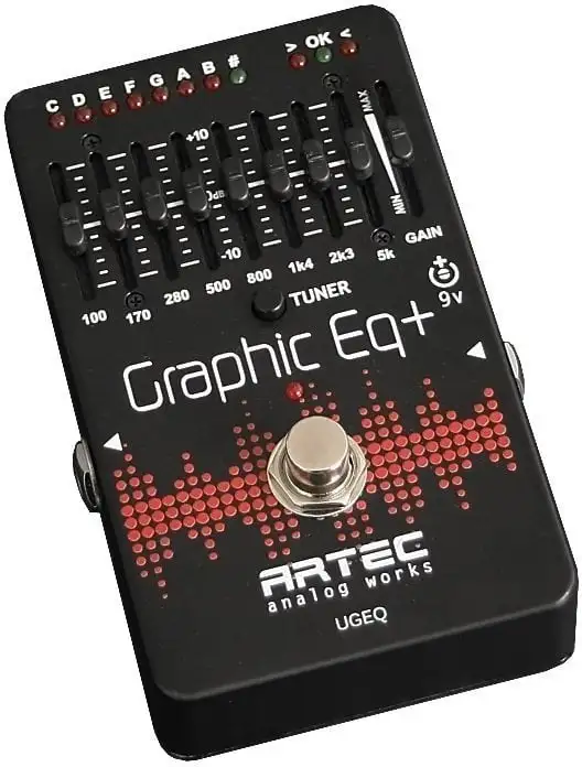 Artec UGEQ UFX Graphic Equalizer & Chromatic Tuner Gitarreffekt