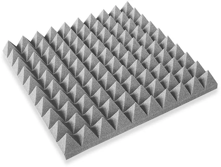 Mega Acoustic PA-PMP7-LG-50x50x7 Light Grey Absorberande skumplastpaneler