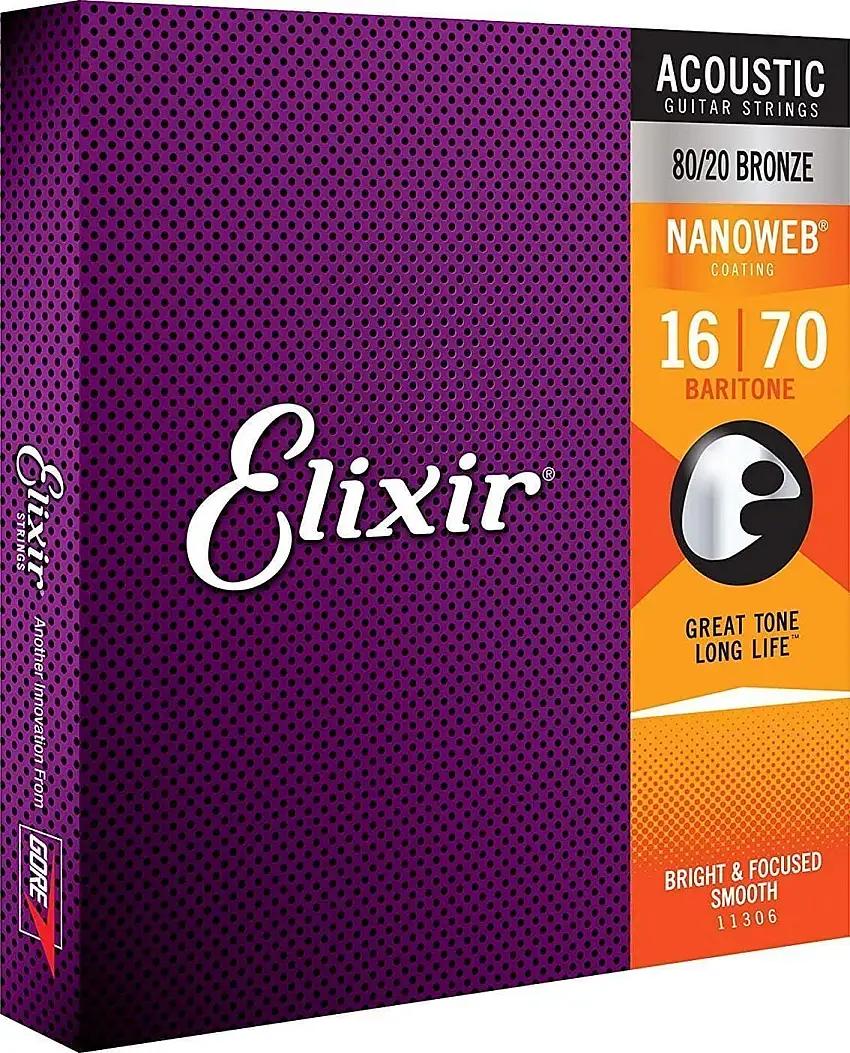 Elixir 11306 Nanoweb 16-70 Gitarrsträngar