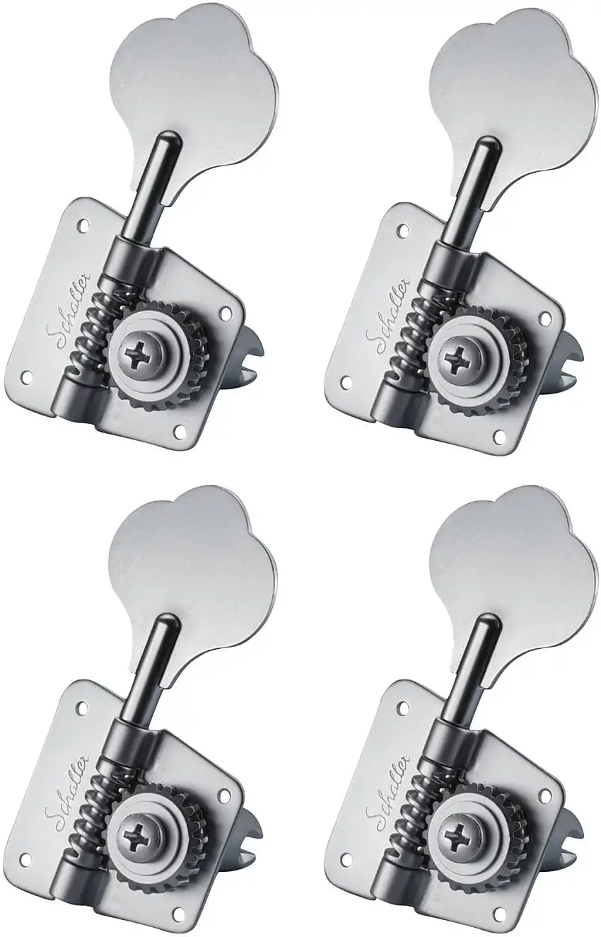 Schaller Original F-Series BMF 4L Krom Stämapparater för basgitarrer