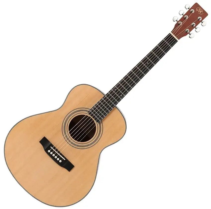 SX SS700-NT Natural Jumbo Guitar