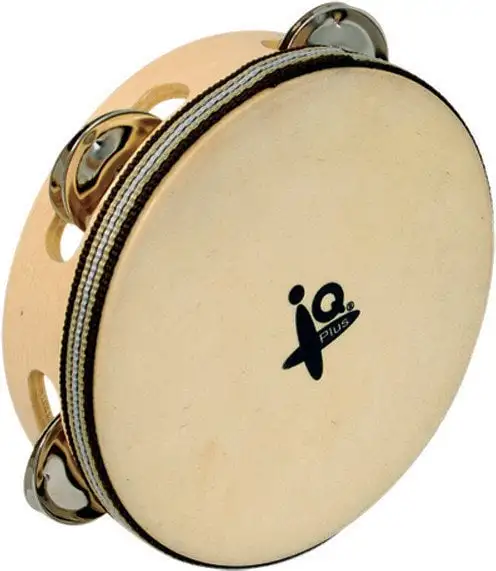 IQ Plus IQ-W024-00 Natural Head Tambourine