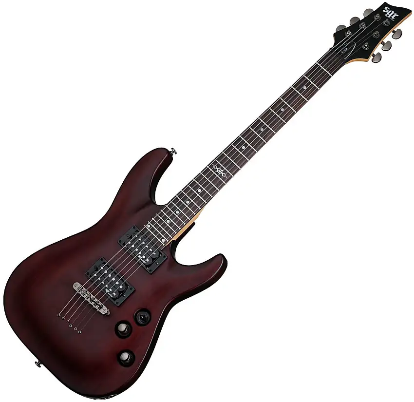Schecter C-1 SGR Walnut Satin Elektrisk gitarr