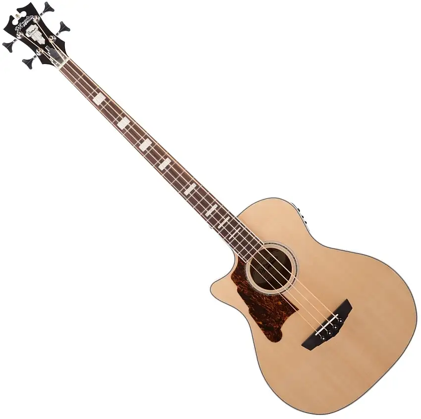D'Angelico Premier Mott LH Natural Akustisk basgitarr