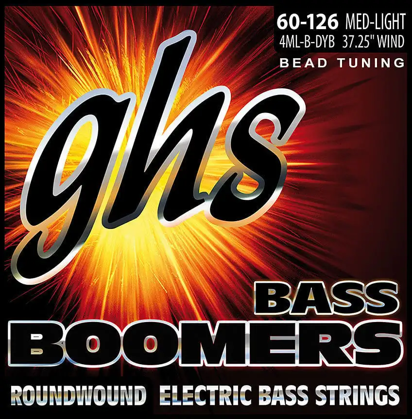 GHS 3045-4-ML-B-DYB Boomers Basgitarrsträngar