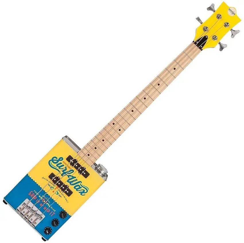 Bohemian Oil Can Bass Surf Wax 4-strängad basgitarr