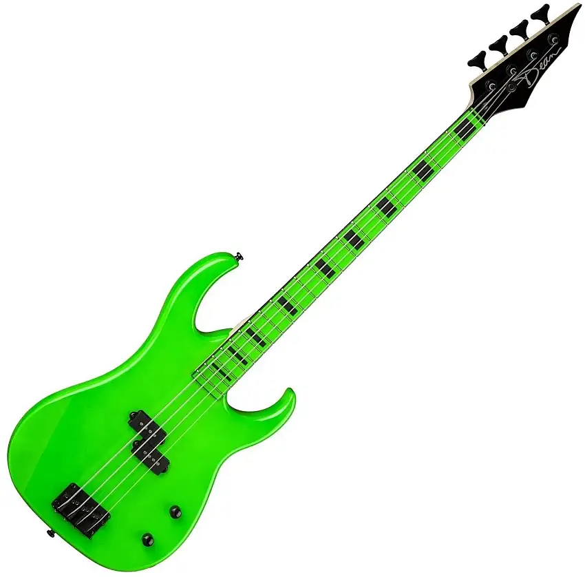 Dean Guitars Custom Zone Bass - Nuclear Green