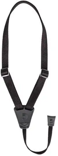 D'Addario Planet Waves 19UKE00 Black Gitarrband i textil