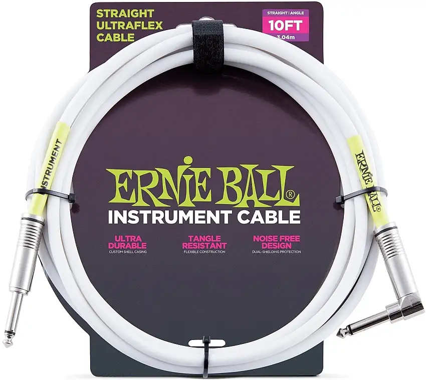 Ernie Ball P06049 3 m Rak-vinklad Instrumentkabel