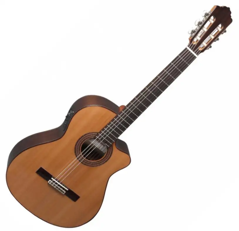 Almansa 403 CW E1 4/4 Natural Klassisk gitarr med förförstärkare