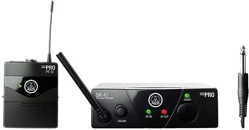 AKG WMS40 Mini Instrumental Trådlöst system ISM2: 864.375MHz