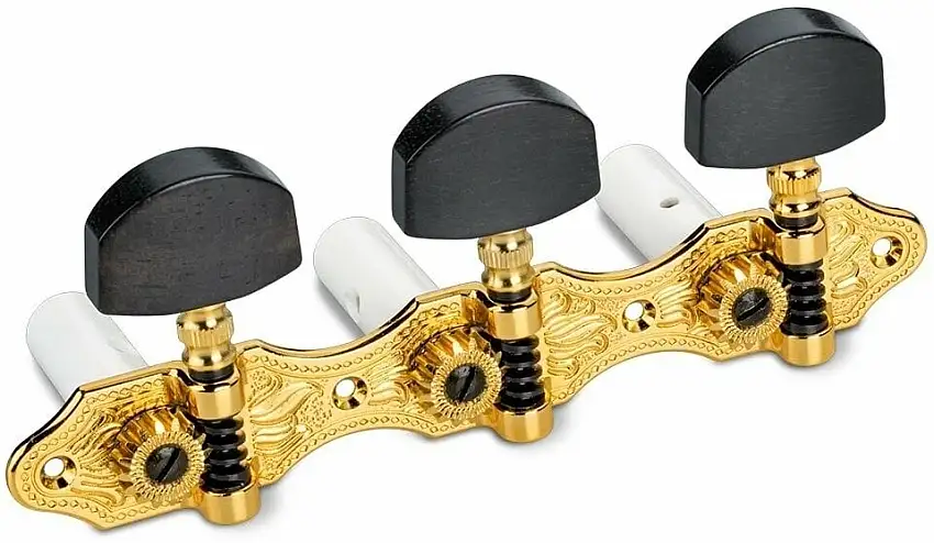 Schaller HGO 1-1 Baseplate 3 L Gold Štimer za gitaru