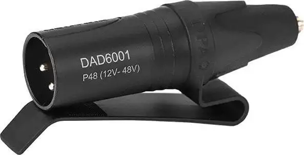 DPA DAD6001-BC Kontakt, anslutning